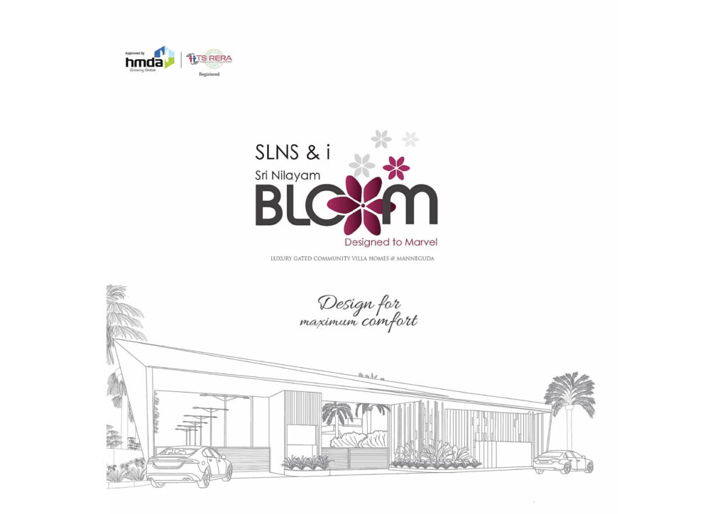 slns bloom villa's broucher 01